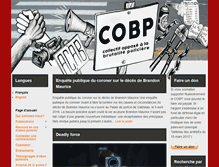 Tablet Screenshot of cobp.resist.ca